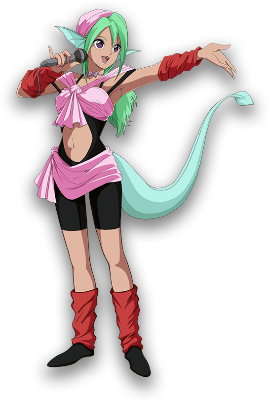 Koto, Juri, Chu, Jin, And Another Botan Are Under The - Cartoon (547x813), Png Download