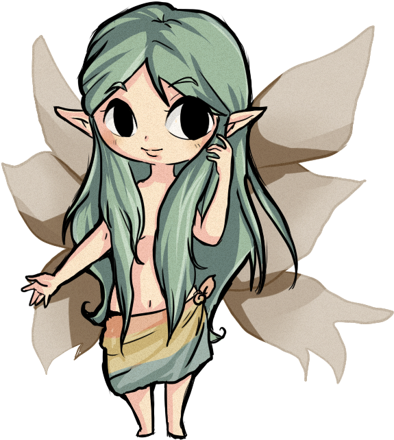 Great Fairy Zelda Twilight Princess (593x654), Png Download