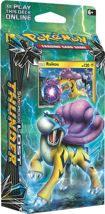 Storm Caller - Pokemon Lost Thunder Theme Deck (528x704), Png Download