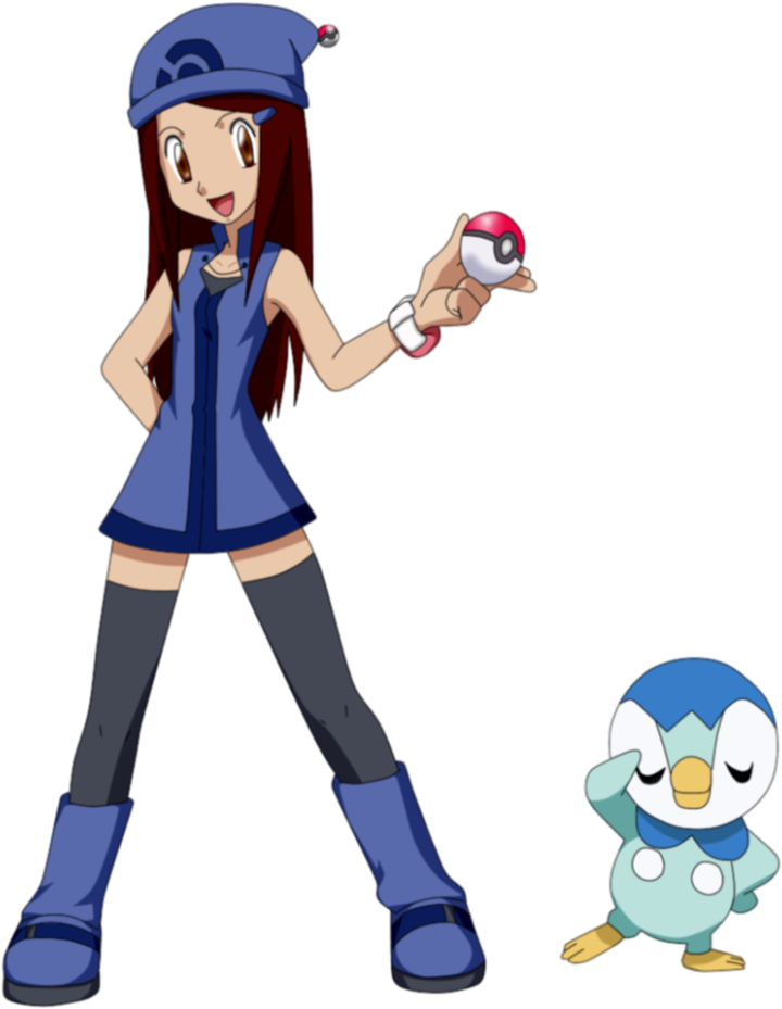 Dawn From Pokemon (931x1023), Png Download