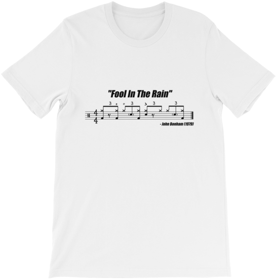 "fool In The Rain" - T-shirt (600x600), Png Download