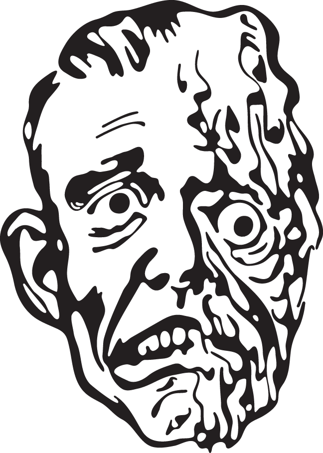 Transparent Melting Face (648x909), Png Download