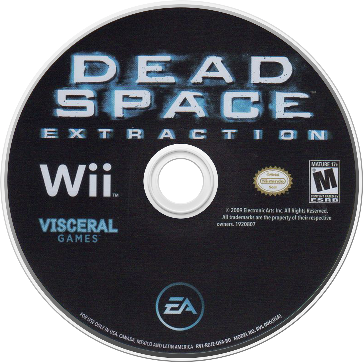 Dead Space - Dead Space Extraction Wii (1280x1280), Png Download