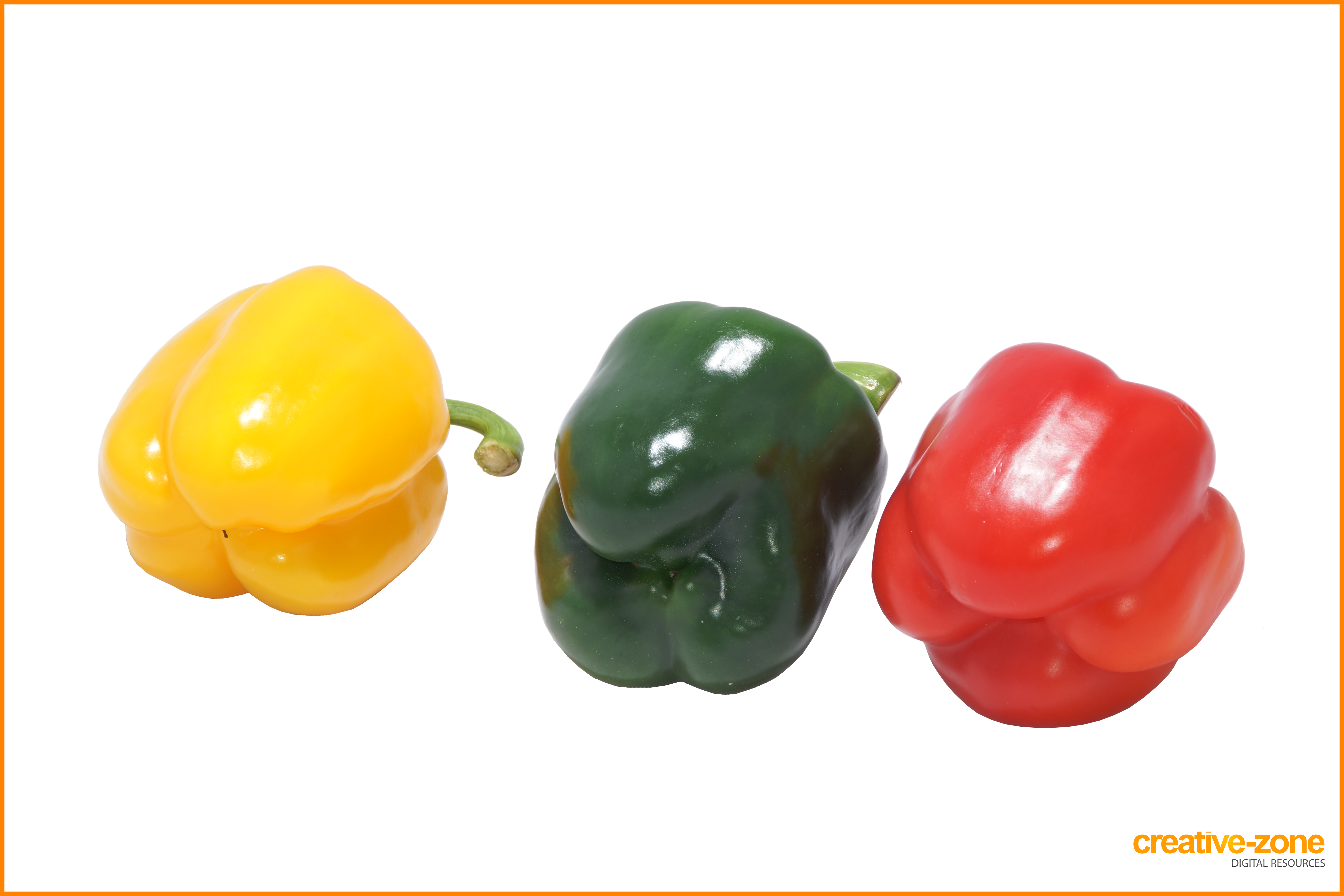 Yellow, Green, Red Pepper - Red Bell Pepper (6030x4020), Png Download