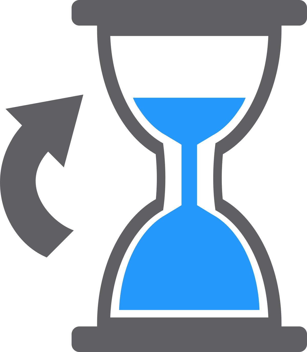 Hourglass Clipart Computer (1200x1372), Png Download