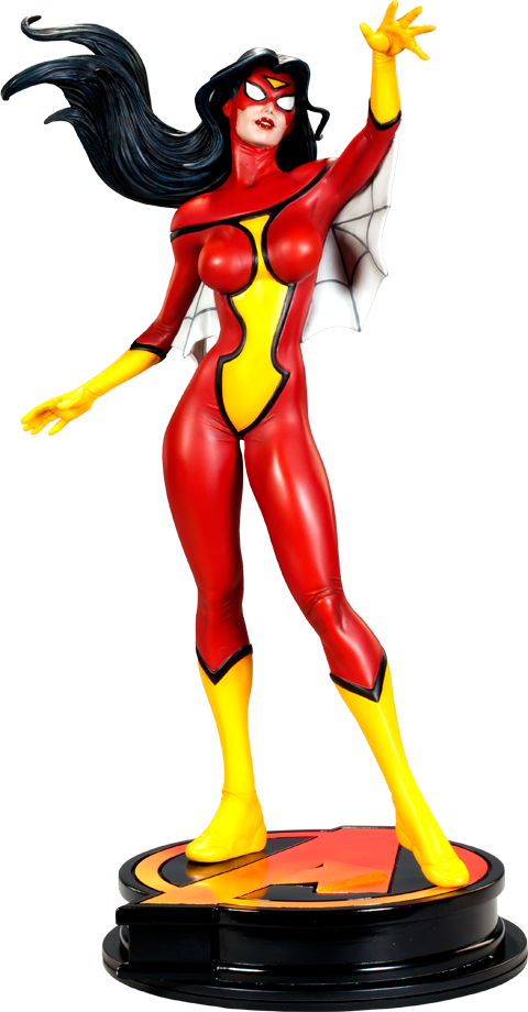 Sideshow Collectibles Spider-woman Premium Format Figure - Sideshow Spider Woman Premium Format (480x920), Png Download