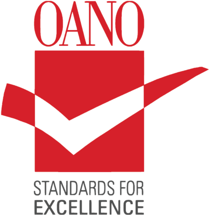 Accredited By Oano's Standards For Excellence® Program, - Graphic Design (1000x655), Png Download