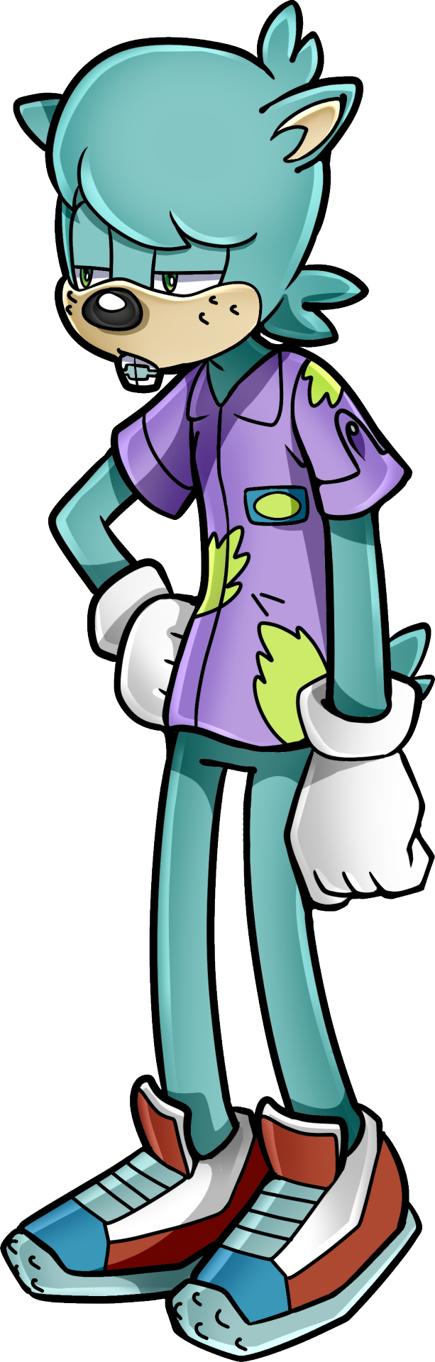 I Made Some Of The Sonic Boom Recurring Characters - Dave The Intern (613x1920), Png Download