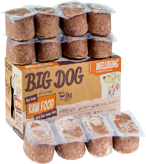 Big Dog Barf Wellbeing - Pumpernickel (596x584), Png Download