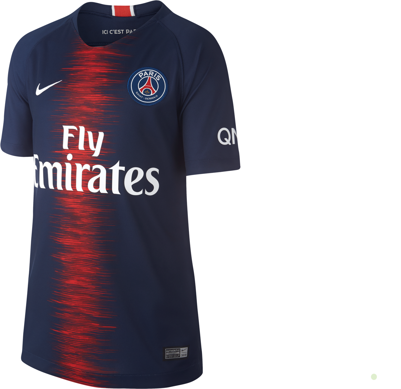 Football Shirt Nike Psg 2018/19 Stadium Home Junior - Arsenal (2128x1416), Png Download