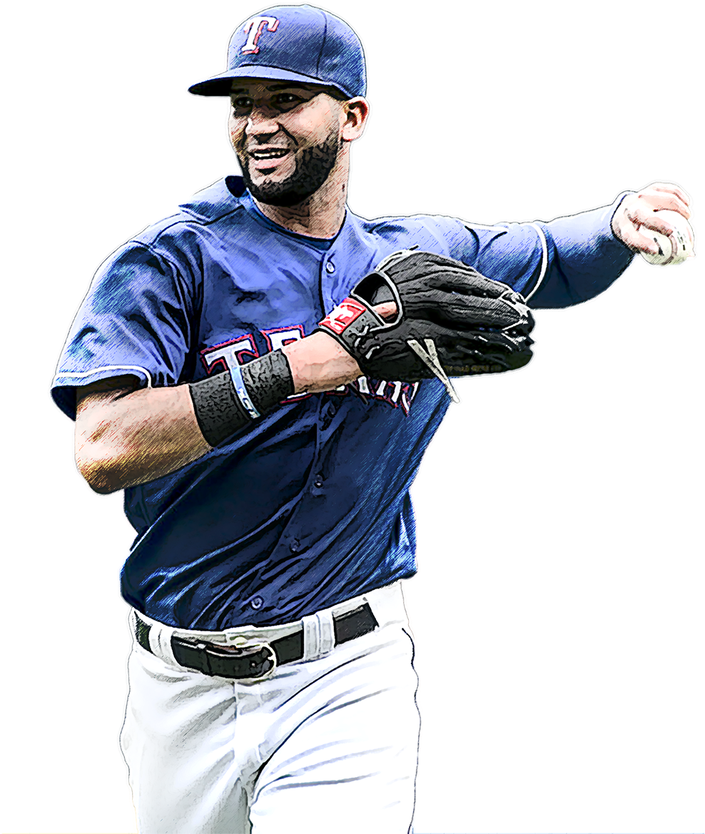 Nomar Mazara Tx Rangers, Rangers Baseball, America's - Baseball Player (1039x1200), Png Download