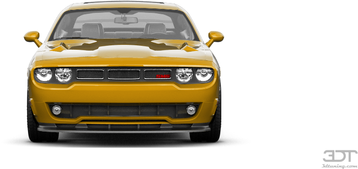Dodge Challenger 2 Door Coupe - 3d Tuning (1004x500), Png Download