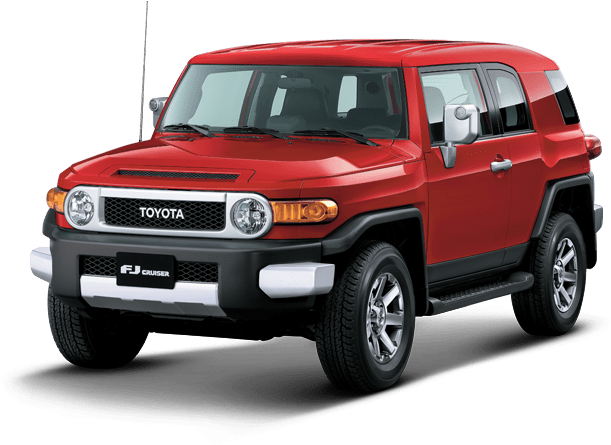 Toyota Fj Cruiser 2015 Red (768x576), Png Download