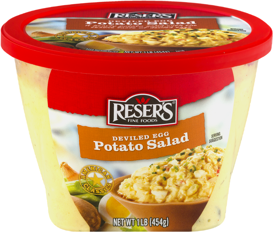 Reser's Deviled Egg Potato Salad, - Reser's Amish Potato Salad (1000x1000), Png Download