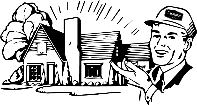 Commercial Roofing Contractors - Realtor Clipart Black And White (888x492), Png Download
