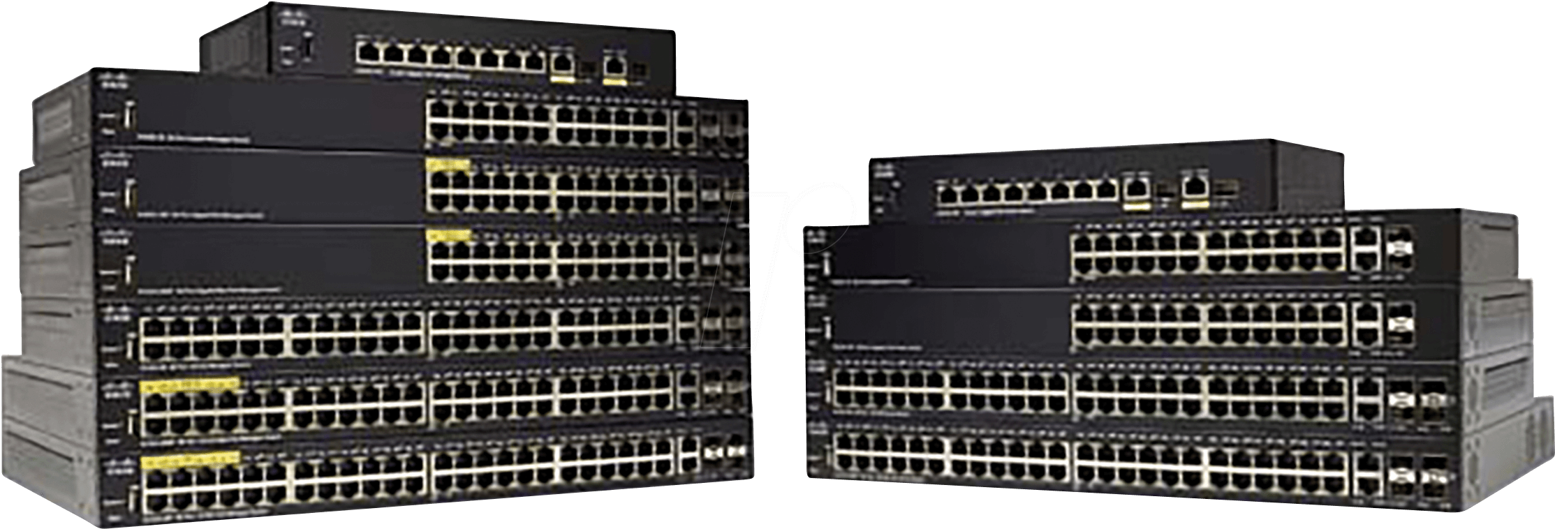 48x10/100 2x100/1000 2xcombo-sfp 2x Sfp Cisco Sf250 - Sf352 08p K9 Na (2271x816), Png Download