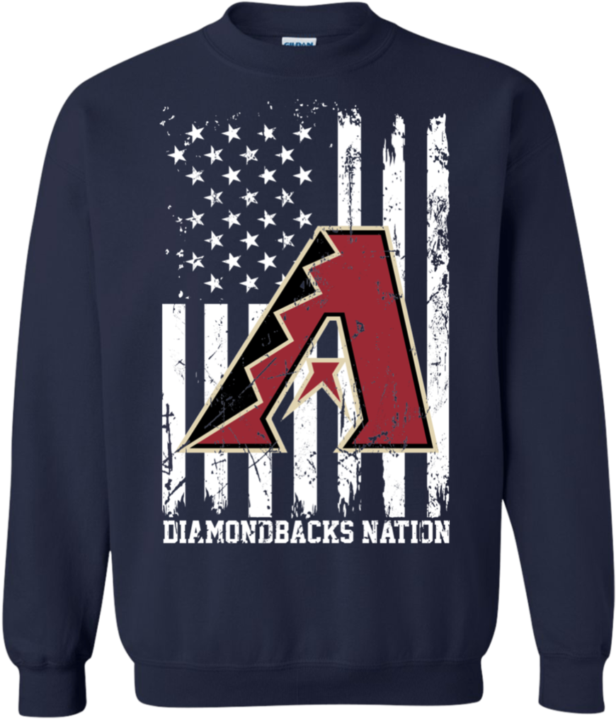 Arizona Diamondbacks Nations Baseball Us Flag Fourth - Walking Dead Abraham Tshirts (1024x1024), Png Download