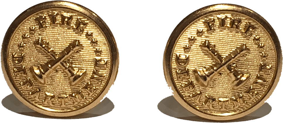 Gold 2 Crossed Bugle - Quartz Clock (1442x1442), Png Download