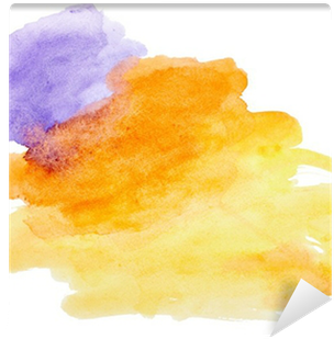 Color Strokes Watercolor Painting Art Wall Mural • - Watercolor Paint (400x400), Png Download