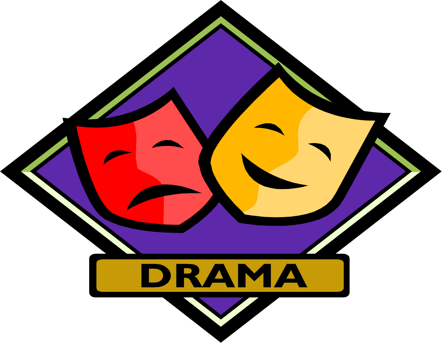 Drama - Drama Class Clipart (1530x1187), Png Download