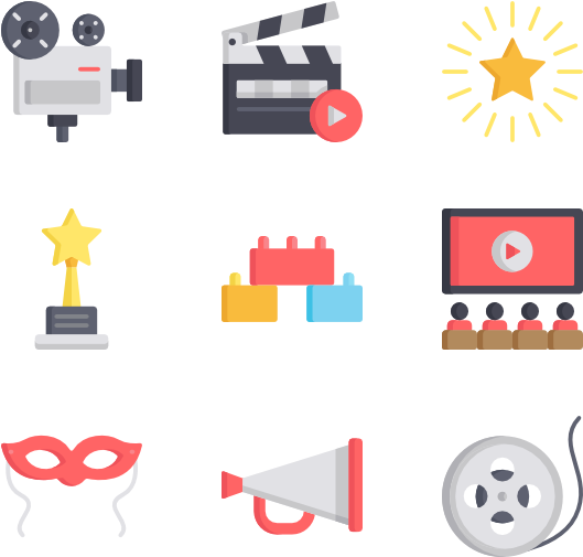 Entertainment - Drama Icons (600x564), Png Download