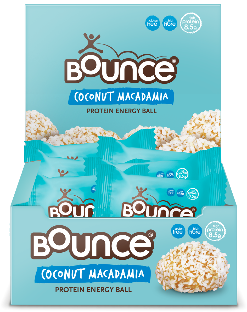 Bounce Protein Energy Ball Coconut And Macadamia - Bounce Coconut & Macadamia Protein Bliss Energy (570x570), Png Download