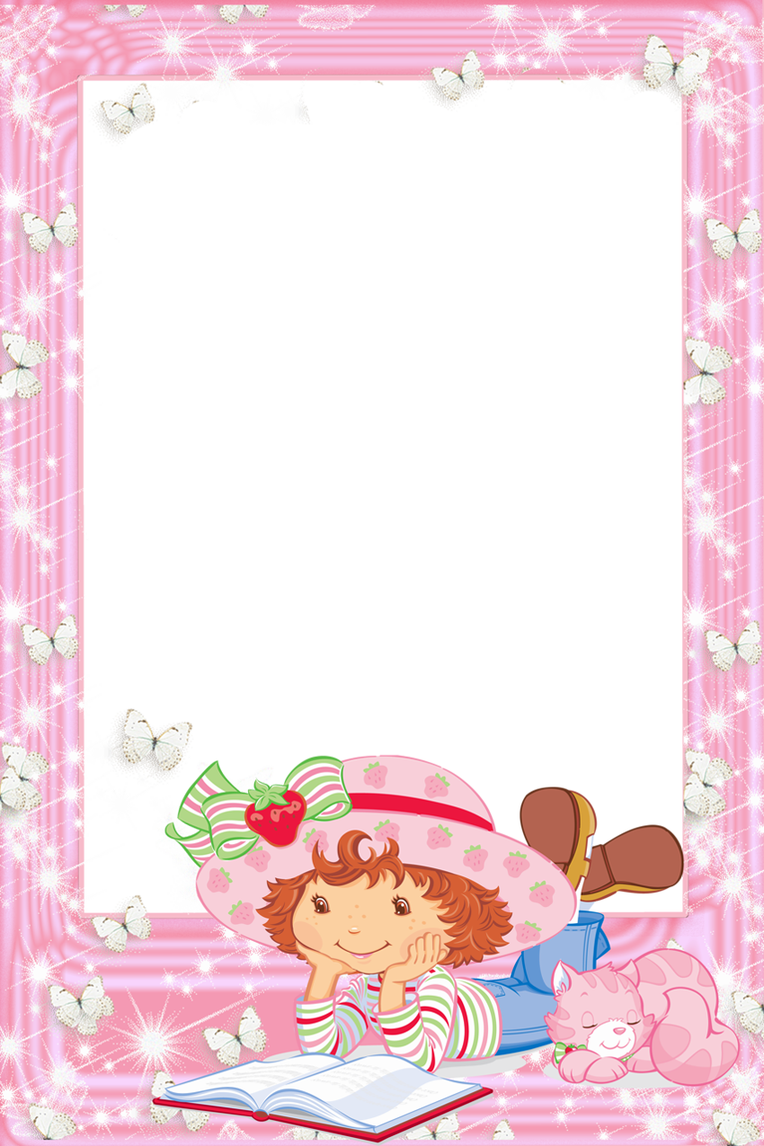 Disney Frames, Stationary Printable, Page Borders Design, - Strawberry Shortcake: Life Is Good (400x600), Png Download