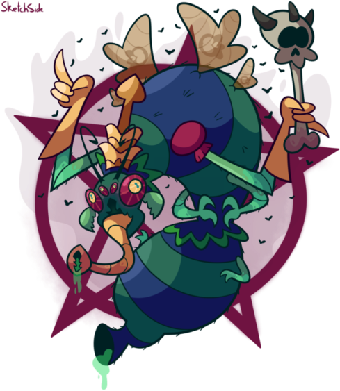 Behold The Lord Of Flies, And Embrace His Vile Grace - Cartoon (500x562), Png Download