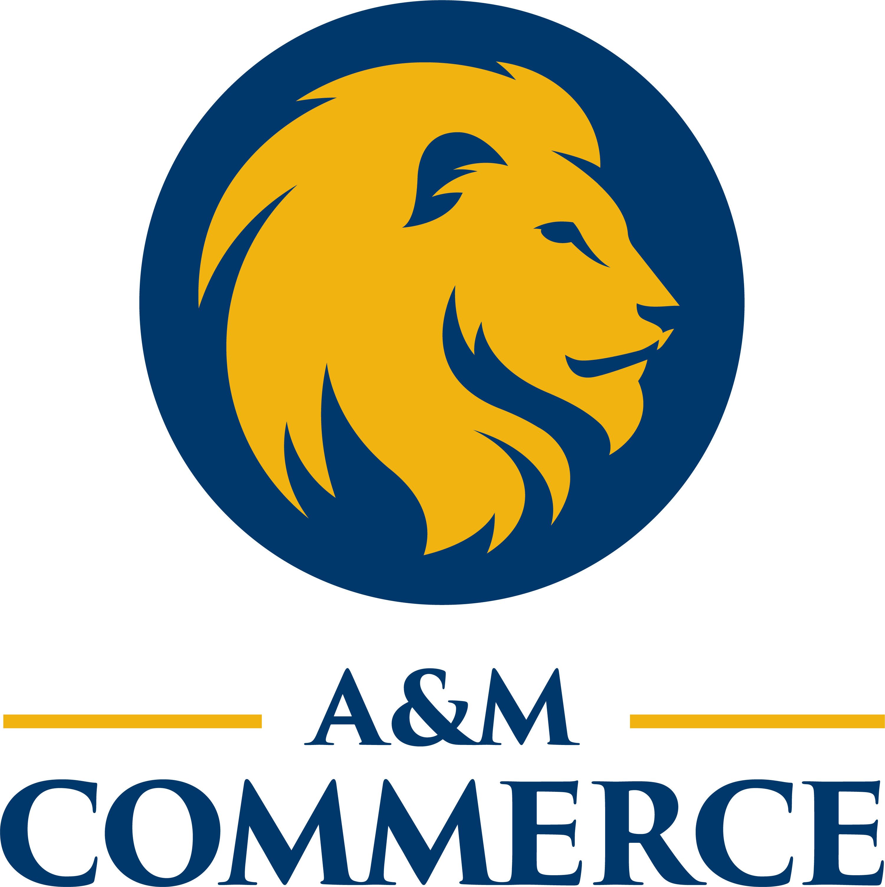 Two Color For White Background - Texas A&m Commerce Lions Baggo Bean Bag Toss Cornhole (3001x3010), Png Download
