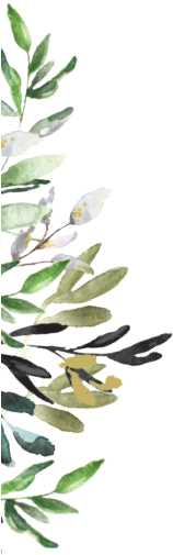 Florals Left - Illustration (232x723), Png Download