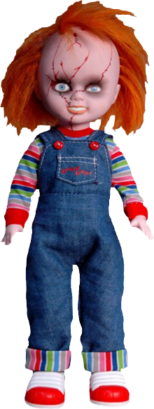 Chucky Doll - Bride Of Chucky (scarred) Chucky Doll 25cm Living Dead (220x584), Png Download