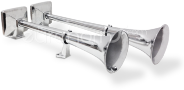 Airhorn Transparent Trumpet - Truck Horn Png (400x300), Png Download