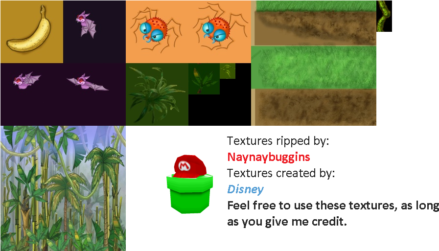 Click For Full Sized Image Jungle Vines - Toontown Online Texture (916x527), Png Download