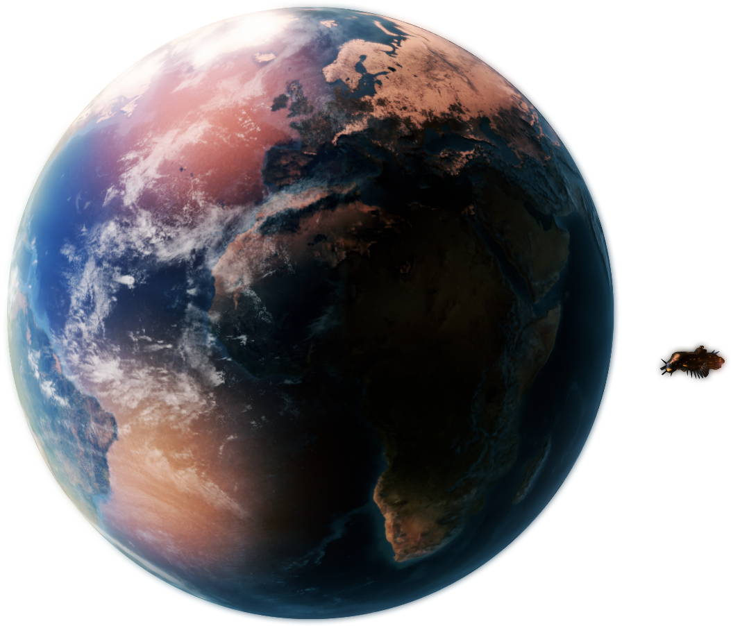 Earth - Earth From Space (1053x902), Png Download