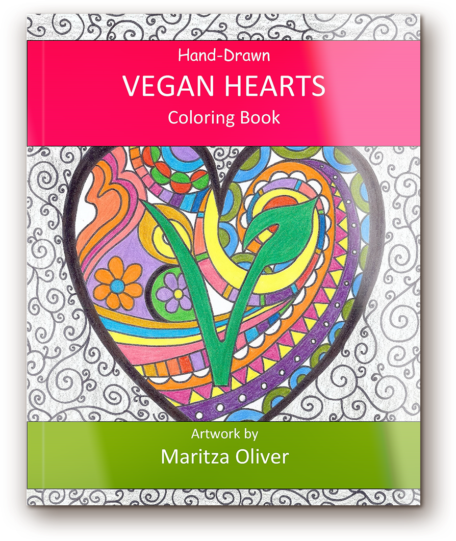Vegan-heart (1000x1200), Png Download