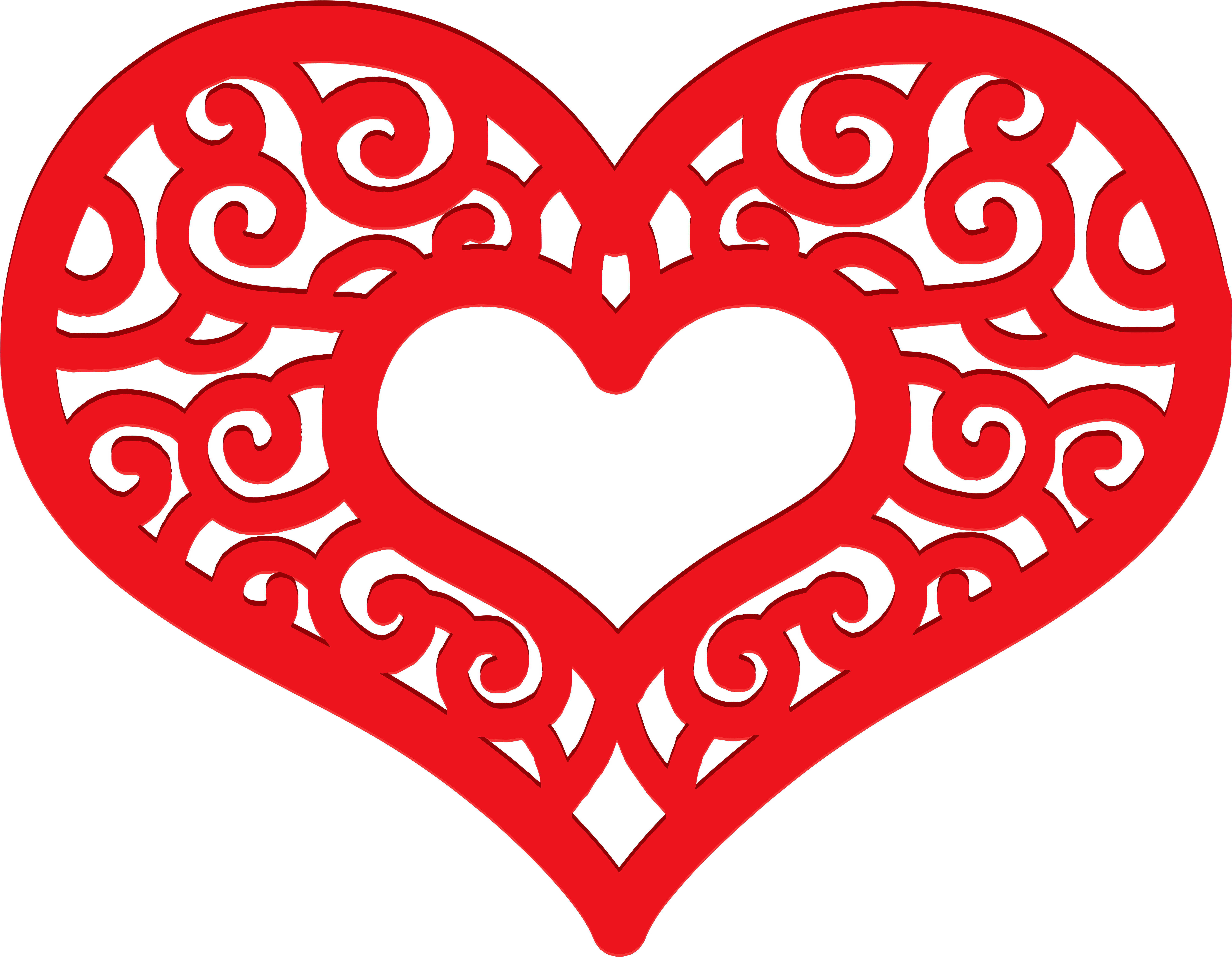 Heart Clipart For Kids At Getdrawings (8000x6264), Png Download