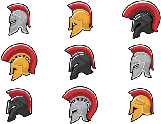 Greek Corinthian Helmet - Cascos Griegos Png (700x490), Png Download