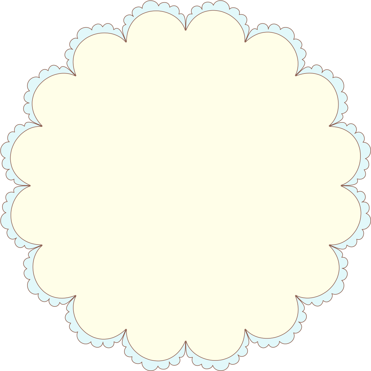 Free Doily Clipart & Designer Resources Adapted From - Islam (1200x1200), Png Download