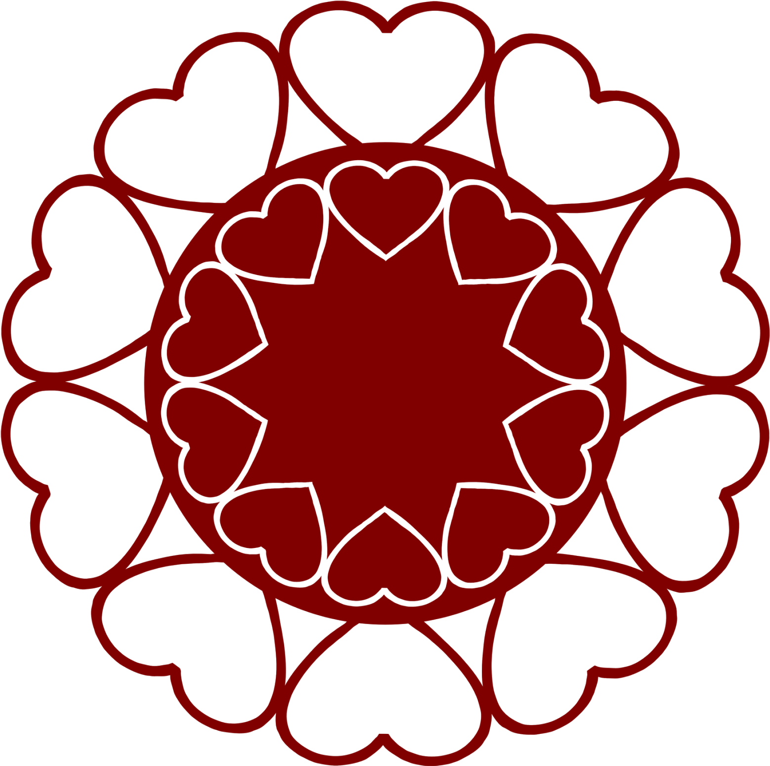 A Couple Of Doilies To Use As A Background, A Frame, - Template (1600x1600), Png Download