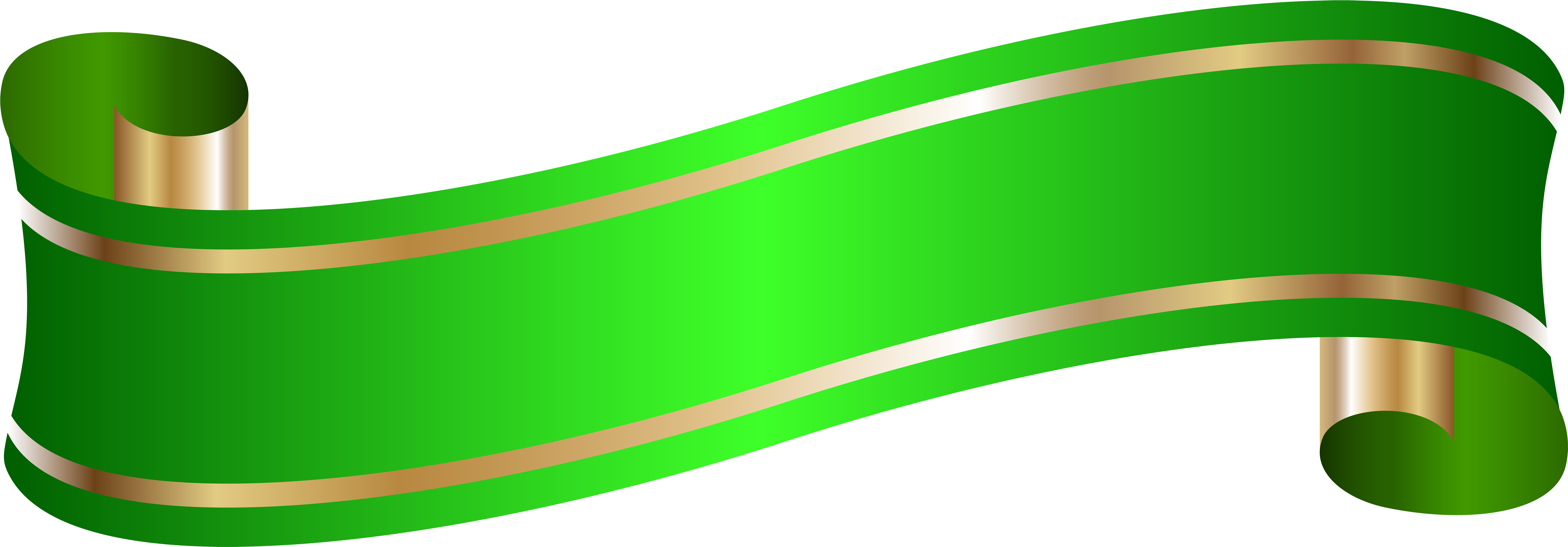 Elegant Banner Green Png Clip Artu200b Gallery Yopriceville - Blue Ribbon Banner Png (8000x2856), Png Download