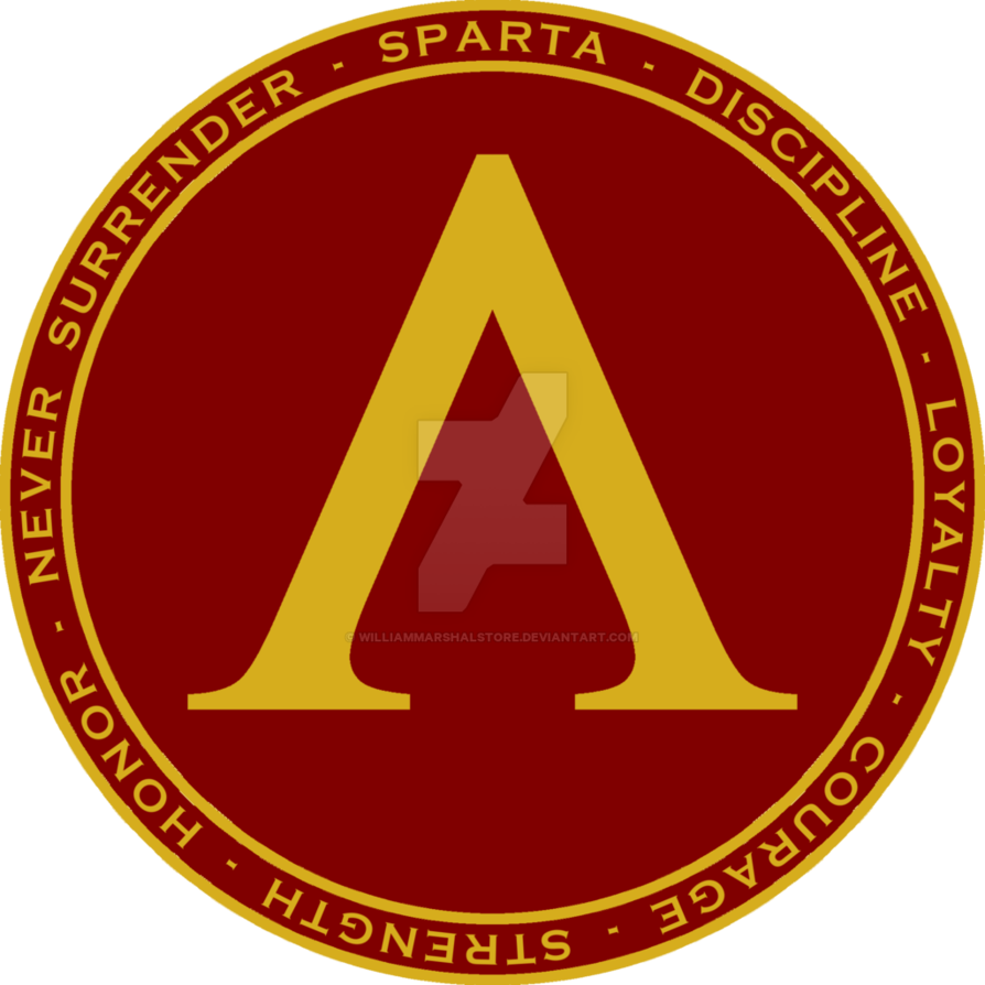 Sparta Shield Maroon And Gold Seal By Williammarshalstore - National Business Honors Society (894x894), Png Download