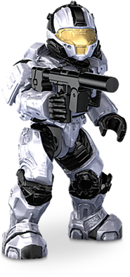 Unsc Spartan Cqb - Halo Wars Mega Bloks Minifigs (500x500), Png Download