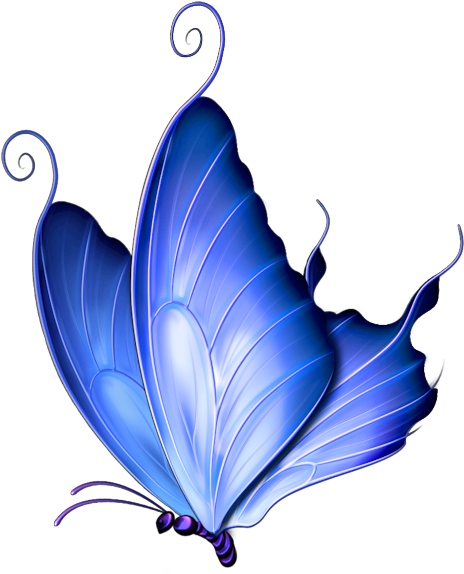 Transparent Blue Deco Butterfly Png Clipart - Pink Butterfly Throw Blanket (495x600), Png Download