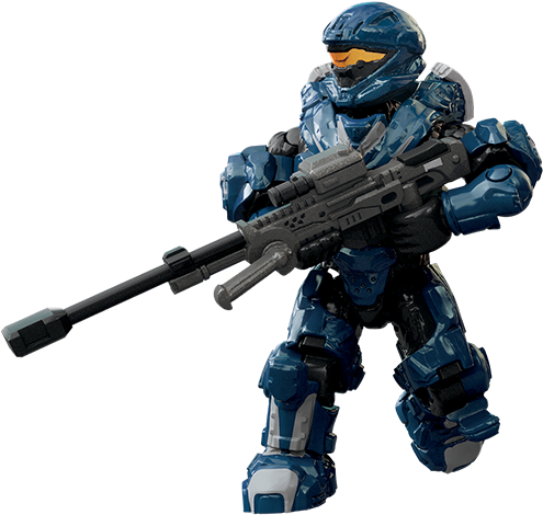 Unsc Spartan Madsen - Mega Bloks Spartan Madson Halo (500x500), Png Download