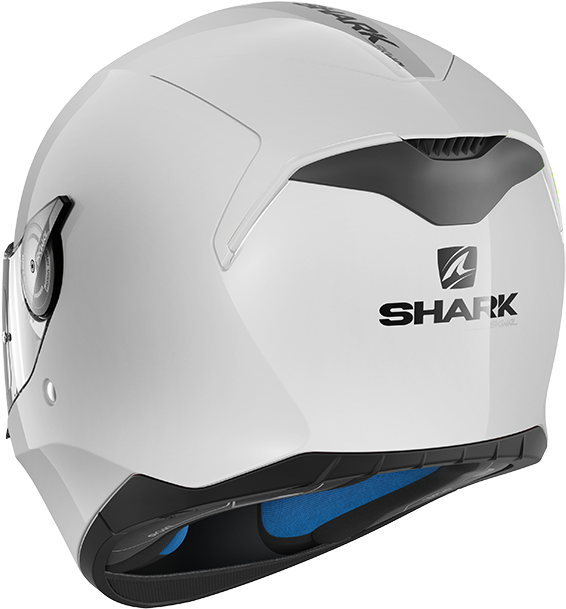 D-skwal - Shark Skwal Helmet Blank Whu White L Mens Motorcycle (1024x800), Png Download