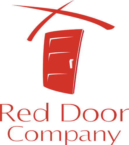 Buy - Logo Door Red Png (443x500), Png Download