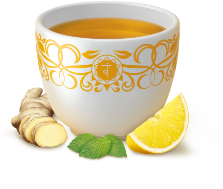 Ginger Lemon - Lemon Ginger Tea Png (495x570), Png Download
