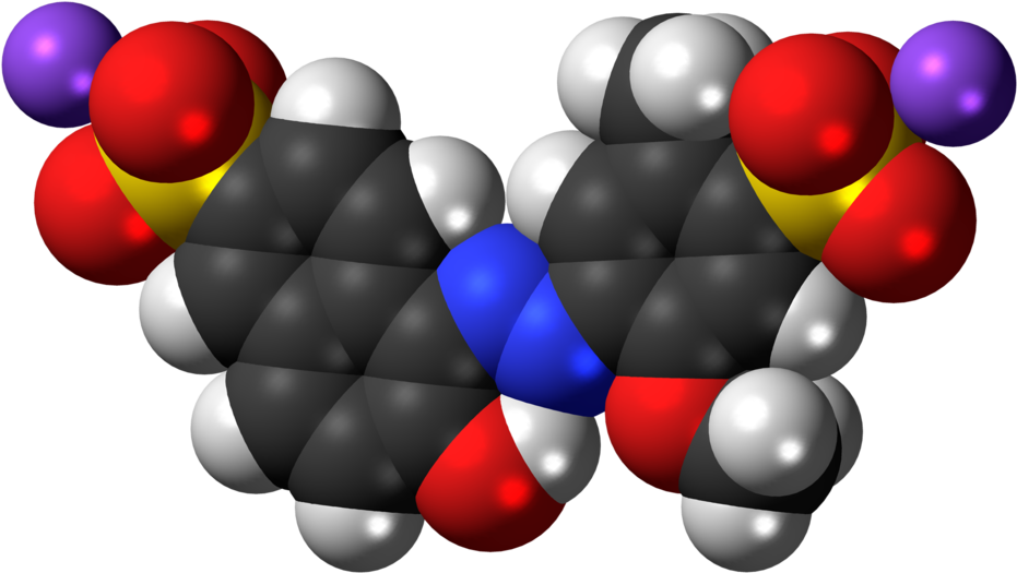 320 × 193 Pixels - Allura Red Molecule (1024x618), Png Download