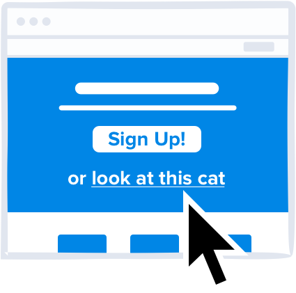 Illustration Demonstrating Bad Click Patterns - Illustration (660x540), Png Download