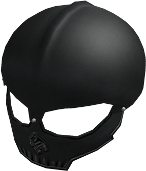 Black Skull Helmet - Black Knight Helm Roblox (420x420), Png Download